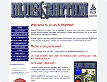 Tablet Screenshot of bluesandrhythm.co.uk